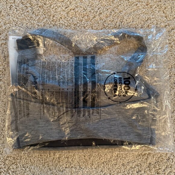 adidas Powerimpact Training Medium-Support Bra, Qty: 2, Dark Grey, Size M, NEW - Picture 2 of 6